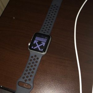 Apple Watch series 3 silver and black